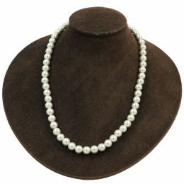 Dick Wicks White Pearl Chain Necklace
