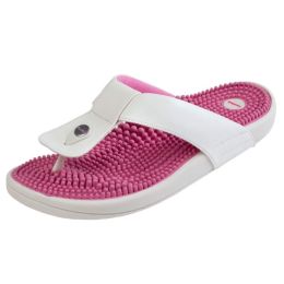 Kenkoh Kutsurogi Massage Health Sandals (Pink)